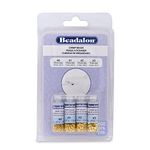 Beadalon Crimp Bead Variety Pack 0-3 Gold Plated, 600-Piece