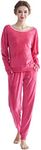 Women's Sweatsuit Set Velour Long S