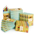 THE TWIDDLERS 180 Colouring Pencils (30 Sets of 6 Pack) Party Bag Fillers, Kids' Birthdays, Classrooms, School, Party Favour