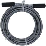 Master Plumber 30500 EF 50-ft Steel Drain Auger, 1/2-in Thick Spring Wire, Integrated Open Wound Boring Head, Designed to Unclog, Return Pipes, Sinks, Tubs and Showers