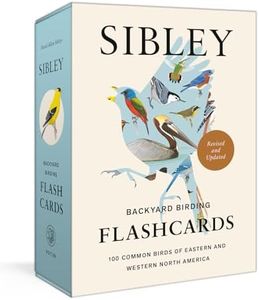 Sibley Backyard Birding Flashcards, Revised and Updated: 100 Common Birds of Eastern and Western North America (Sibley Birds)
