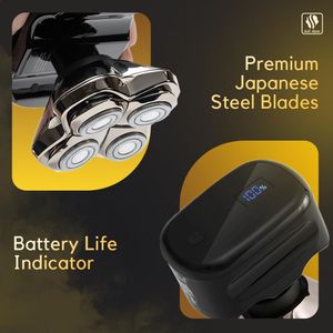 Skull Shaver Pitbull Gold PRO Electric Head Shaver – Cordless Wet & Dry