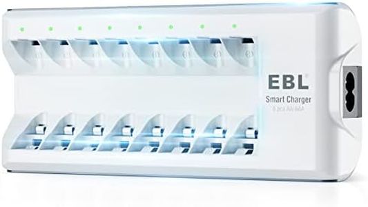 EBL - 8 Ranuras Cargador de Pilas de AA AAA Ni-MH Baterías Recargables