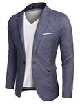 COOFANDY Mens Slim Fit Premium Stylish Suit Coat Jacket Modern Business Blazers