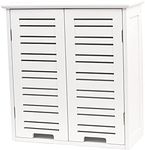 Wall Mounted Bathroom Medicine Cabinet Miami White Wood