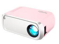 Portable Projector, Outdoor Projector, LED Aesthetic Video Mini Projector for Outdoor Portable Movies Compatible with HDMI, USB, Laptop, TV Stick, iOS and Android Phone