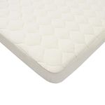 American Baby Company Waterproof Quilted Bassinet Mattress Pad Cover Made with Organic Cotton, Natural Color - Vinyl Free