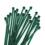 KINGLAKE GARDEN Green Zip Ties 10 Inch 3MM 100 Pack Green Nylon Tie,Premium Plastic Wire Ties for Indoor and Outdoor