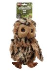 Animal Instincts Forest Friends Squeaky Plush Dog Toy Soft Comfort Puppy Toy Ollie Owl - Large