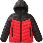 EIGIOO Boys Girls Toddlers Lightweight Hooded Puffer Jacket Kids Winter Coat Warm Comfy Outerwear