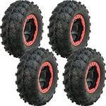 Full set of Interco Swamp Lite 27x9-12 and 27x10-12 ATV Tires (4)