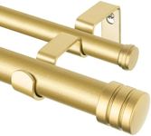 TONIAL1 Inch Double Curtain Rods fo