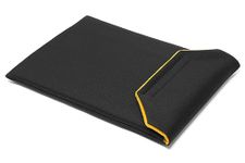 CushCase Sleeve Case for Apple MacBook Air 15 inch Laptop - Everyday Canvas (Black/Ochre)