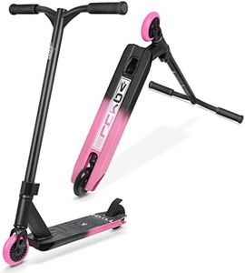 VOKUL Complete Pro Scooter for Kids Boys Girls Teens Up 6 Years - Freestyle Tricks Pro Stunt Scooter (Pink)