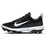 Nike Force Trout 9 Pro MCS Baseball Cleats (FB2908-001, Black/White-Anthracite-Cool Grey), Black/White-anthracite-cool Grey, 10