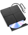 Alphami External Blu Ray Drive – USB 3.0 & Type-C Blu Ray Burner for PC, Read & Write BD/DVD/CD, Plug & Play External Optical Drive Compatible with Windows XP/7/8/10/11, Linux, Mac OS