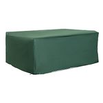 Outsunny 600D Oxford Patio Set Cover Outdoor Garden Rattan Furniture Protection Cover Protector Waterproof Anti-UV, Green, 205 x 145 x 70cm