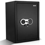 AGARO Galaxy Security Safe, 56L, Reinforced Thick Steel Door, Digital Access, Manual Keys, Adjustable Shelf, Securely Stores Cash, Jewellery, Documents, Home & Office Use