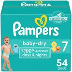 Pampers Baby Dry Diapers Size 7 54 Count