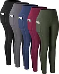 CHRLEISURE Leggings with Pockets fo