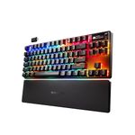 SteelSeries Apex Pro TKL Wireless Gen 3 - Wireless Gaming Keyboard - Adjustable Actuation Hall Effect Switches; Game-Ready Presets - Rapid Trigger, Protection Mode, Rapid Tap/SOCD - American QWERTY