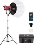 GVM 200W LED Video Light with Lantern Softbox, SD200B Continuous Lighting Kit with Bluetooth Mesh Network/DMX Control, 2700K-6800K Studio Light Photography Lighting Kit, 45400lux/1m, 12 Scene Effects