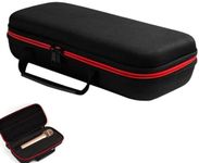 Roczential Universal Wireless Microphone Box: EVA Storage Case for Handheld Microphones, Convenient and Protective Carrying Case for Dual Microphones（Black)