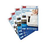 3M Anti Pollution Filter for Converting AC into Air Purifier (White, 4 Packs)