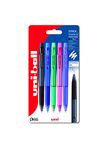 uni-ball URN-181-07 Erasable Rollerball Gel Pens. Premium 0.7mm Ballpoint Tip for Super Smooth Writing. Easy-Retract Eraser for Secure and Stable Rubbing Out Pack of 5 multicolour (238212380)