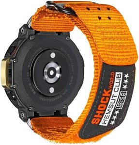 FIILIIX Watch Bands Compatible with Amazfit T-Rex 2, Millitary Nylon Strap With Hook and Loop Design and Tools included