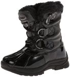 Khombu Lil Layla Snow Boot (Little Kid/Big Kid),Black,2 M US Little Kid
