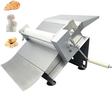 TECHTONGDA Manual Dough Sheeter Machine 16.5" Fondant Sheeter Pasta Maker Roller Machine Compact Dough Sheeter for Croissants, Pizza, Icing, Marzipan, Puff Pastry
