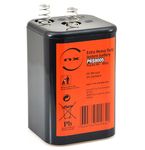 NX - 4R25 6v Carbon Zinc Lantern Battery TORCH/LANTERN/PJ996 6V Battery - : 4R25 ZINC Chloride - Powerful - Long Lasting