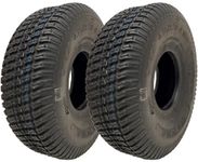 4.10/3.50-4 Lawnmower Grass Multi Turf Tyres 4ply Tubeless Wanda P332 (Set of 2)