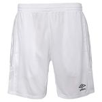 Umbro Legacy Short, White, Adult Medium, White, Medium