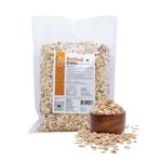 Sattvic Foods Gluten-free Jumbo Rolled Oats (9 kg - Two Bags of 4.5 kgs) Whole Grain Large Old fashioned Oat Flakes | High in Fibre and Protein | Make muesli, granola bars, Use in baking