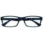 The Reading Glasses Company Blue Tortoiseshell Readers Designer Style Mens Womens R92-3 +2.00