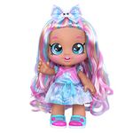 Kindi Kids Pearlina Summer Ice Cream Scented Big Sister Official 10 inch Toddler Doll with Bobble Head, Big Glitter Eyes, Changeable Clothes and Removable Shoes