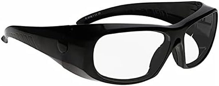 ATTENUTECH Lead Glasses, X-Ray Radiation Eye Protection.75mm Pb, Retro Classic Style, Economical (Black)