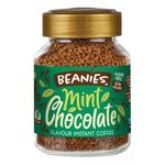 Beanies The Flavour Co Flavoured Instant Coffee Powder-Mint Chocolate Hot & Cold Coffee Makes 25 Cups 100% Arabica Light Roasted Coffee Sugar Free . Bottle (Mint Chocolate),200 Grams