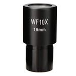 10X Microscope Eyepiece Wide Angle Optical Lenses Adapter Field of view 18mm Professional Ocular Lens Standard Widefield Eyepiece with Scale for Microscopes