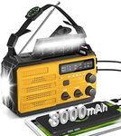 Wind Up Radio,8000mAh Emergency Rad