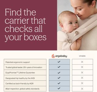 Ergobaby Omni Breeze Baby Carrier – Graphite Grey, Breathable