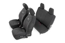 Rough Country Neoprene Seat Covers for 13-18 Jeep Wrangler | 2-Door - 91007