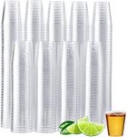 MATANA 600 Plastic Shot Glasses, Clear (30ml / 1oz) - Reusable - Shot Glasses Plastic, Shot Glass, Jelly Shots, Sample Tasting Cups - Shot Cups for Parties, Birthdays, Weddings, Stag, Hen Parties