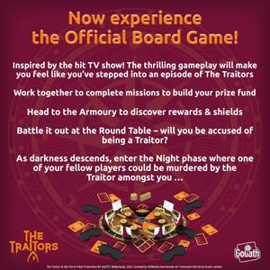 The Traitors Board Game – Strategy Party Game for Adults & Teens