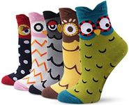 DiaryLook Womens Socks Funny Cute Animal Socks Cat Dog Socks Cotton Casual Ladies Socks Gifts for women