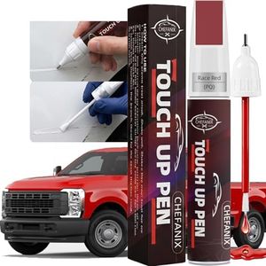 Race Red(PQ) Touch Up Paint Pen Compatible with Ford - Exact Color Match, 2-in-1 Brush & Pen,Car Paint Scratch Repair Kit for F150/Explorer/Escape/Ranger/Edge/Mustang/Transit