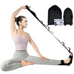 Yoga Stretching Strap,Peaken Flexstrap ​Leg Stretcher Strap with 7 Adjustable loops,Fascia Stretcher for Physical Therapy,Plantar Fasciitis Relief,Pilates,Dance & Gymnastics