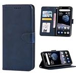 GEJEFA Case for ZTE Blade A7P Wallet, PU Leather Flip Case with Card Holders [Kickstand] Shockproof TPU Inner Shell Phone Case for ZTE Blade A7P, Blue